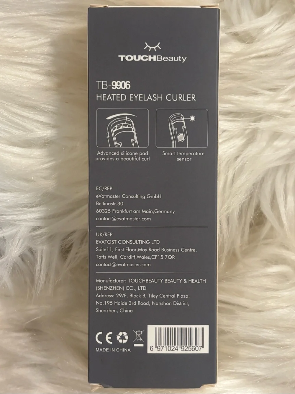 TOUCHBeauty Heated Eyelash Curler